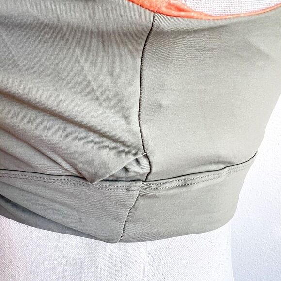 PrAna Willow Falls Reversible Swim Top Orange Pink Green NWT Size XS - Picture 10 of 11